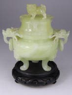 Statue Chine Sculpture Censer Brule Parfum Chinese Carving