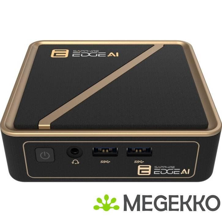 Sapphire Edge AI 370 AMD Ryzen AI HX 9 370 Barebone, Computers en Software, Desktop Pc's, Nieuw, Verzenden