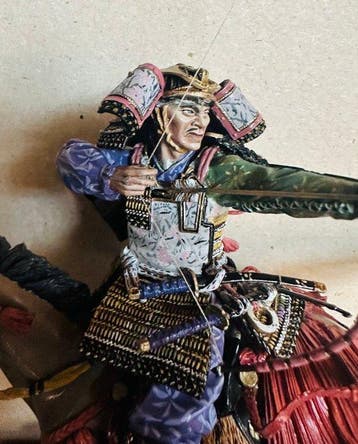 Andrea miniatures - Diorama Samurai Horseman XIVth C. -