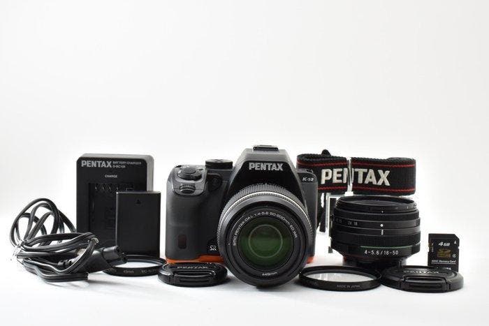 Pentax K-S2 Black x Orange + smc DAL 4-5.6/18-50mm DC WR RE, TV, Hi-fi & Vidéo, Appareils photo numériques