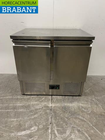 RVS Tefcold Koelwerkbank 2 Deuren 90 cm 230V Horeca, Ophalen of Verzenden, Nieuw in verpakking