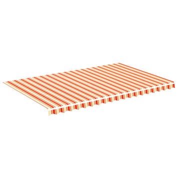 Vervangingsdoek luifel 5x3m geel/oranje - 40% korting! Fr..., Jardin & Terrasse, Verzenden, Overige typen