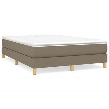 Boxspring 140x190 taupe | 34% korting | retour deal, Maison & Meubles, Verzenden