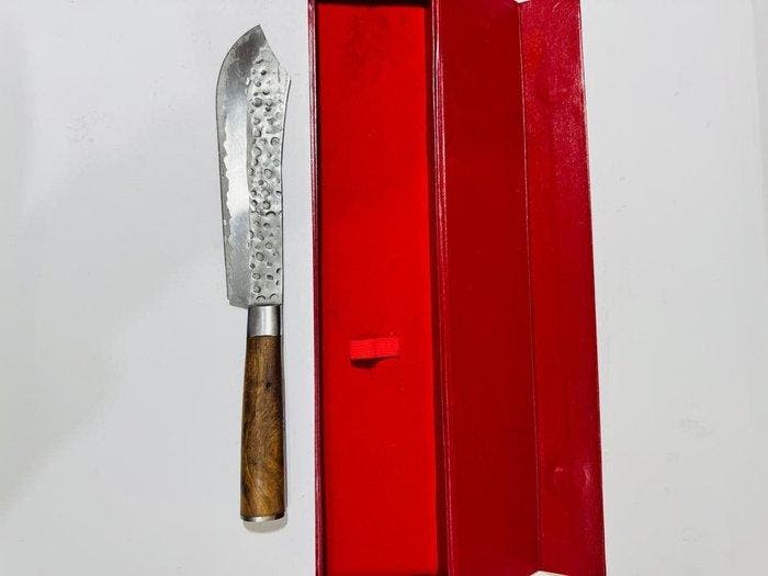 Keukenmes - Slagersmes - Japanse slagersmes (0308) - Steel, Antiek en Kunst, Antiek | Keukengerei