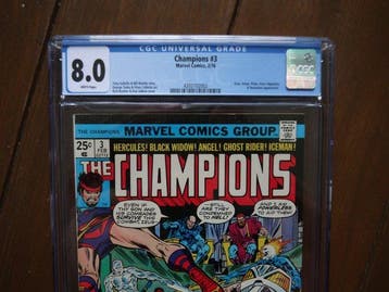 Champions (1975-1978 Marvel 1st Series) #3 - 1 Graded comic, Boeken, Strips | Comics, Nieuw