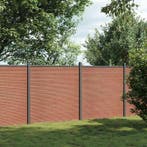 vidaXL Schuttingpaneel 353x186 cm HKC bruin, Verzenden, Nieuw