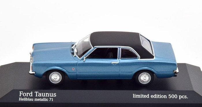 Minichamps 1:43 - Model sedan - Ford Taunus 2-deurs met, Hobby en Vrije tijd, Modelauto's | 1:5 tot 1:12