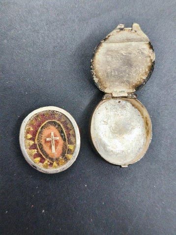 Reliekhouder - Zilver - 1800-1850 - Heilige Kruis van Onze
