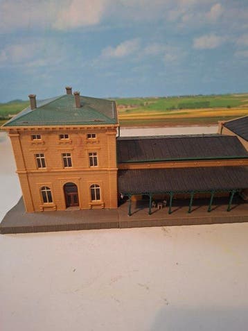 Kibri, Vollmer N - Modeltreingebouwen (6) - Station, Hobby en Vrije tijd, Nieuw