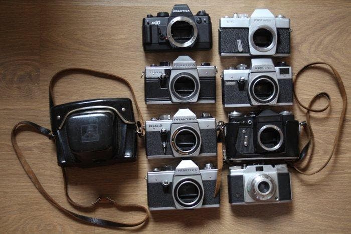 Agfa, Praktica, Porst, Zenit PRAKTICA/PORST/AGFA/ZENIT-E, TV, Hi-fi & Vidéo, Appareils photo analogiques