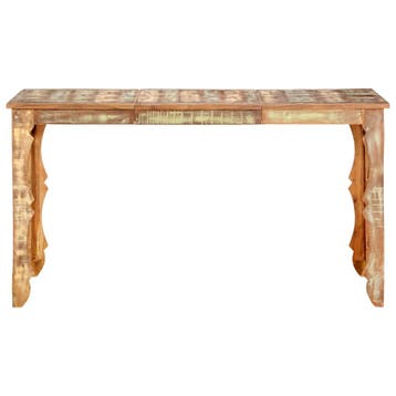 vidaXL Eettafel 140x70x76 cm massief gerecycled hout, Verzenden, Nieuw