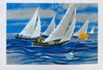 Yves Ganne (1931-2019) - Marine - Regates - Voiliers en