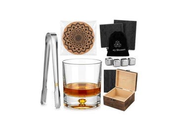 Veiling - Whisky Stone Cadeau Set Whiskyglas, Nieuw