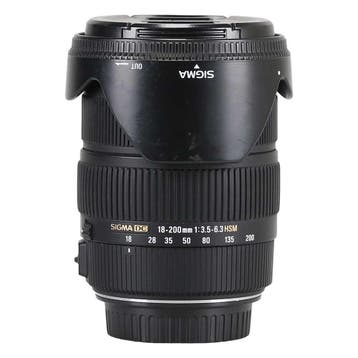 Sigma 18-200mm f/3.5-6.3 DC OS HSM voor Canon  met garantie, Ophalen of Verzenden, Gebruikt