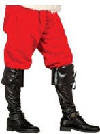 Kerstman Beenkappen Deluxe 2st, Verzenden, Nieuw