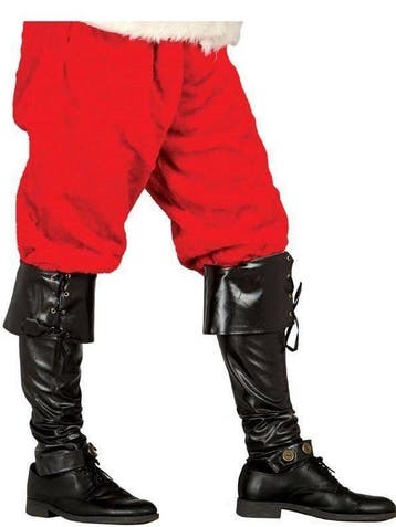 Kerstman Beenkappen Deluxe 2st, Verzenden, Nieuw