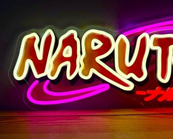 Naruto - Neonlichtbord - plexiglas