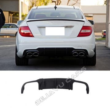 C63 AMG Look Diffuser voor Mercedes Benz C-Klasse W204, Autos : Divers, Tuning & Styling, Ophalen of Verzenden