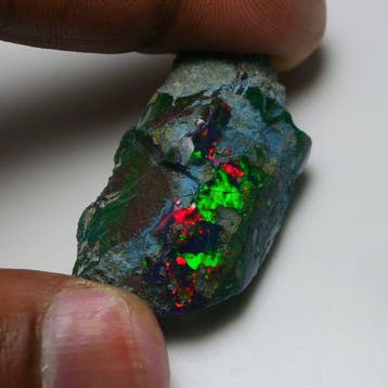 Opaal Grote natuurlijke sprankelende Ethiopische opaal 9,27