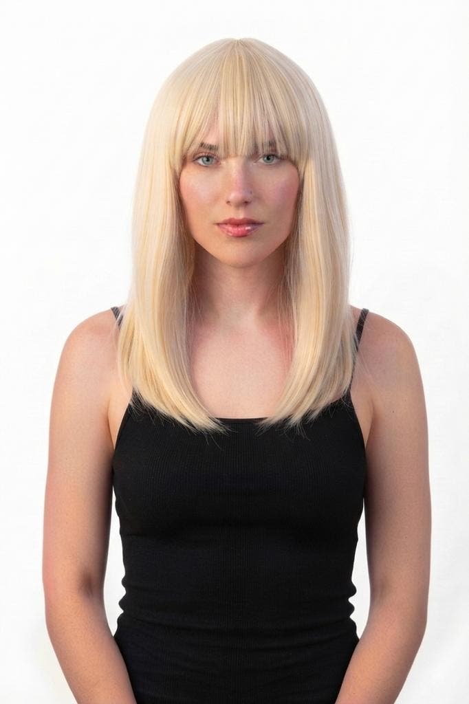 KIMU® Luxe Blonde Pruik Schouderlengte Haarrwerk Stijl Pony, Vêtements | Femmes, Costumes de carnaval & Vêtements de fête, Enlèvement ou Envoi