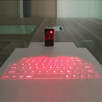 Draadloos Mini Laser Toetsenbord - Pocket Draagbaar Virtueel, Verzenden, Nieuw, SeenDa