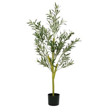 vidaXL Kunstolijfboom 450 blaadjes 120 cm groen, Verzenden