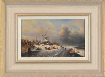 Adrianus Marijnissen (1899-1978) - Wintergezicht