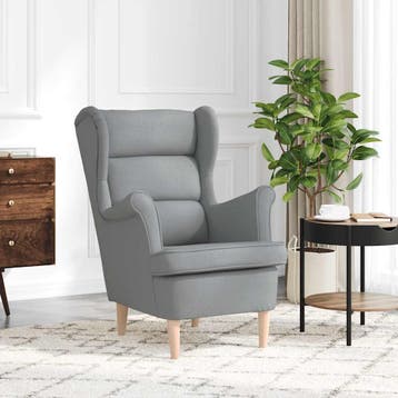 Fauteuil Lichtgrijs | 68% Korting | Retour Deal, Verzenden, 75 tot 100 cm, Zo goed als nieuw, 75 tot 100 cm