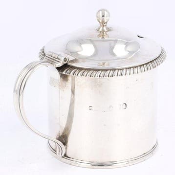 (Londen) - Mosterdpot - Bocal - Argent 925, Antiek en Kunst