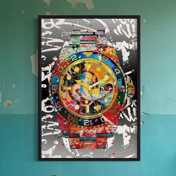 Moabit - Lego Mickey VS Rolex Mania XL, Antiek en Kunst, Kunst | Designobjecten
