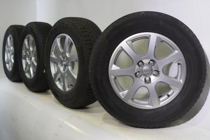 Audi Q5 8R 17 inch velgen Continental Winterbanden Origineel, Autos : Pièces & Accessoires, Pneus & Jantes, Enlèvement ou Envoi