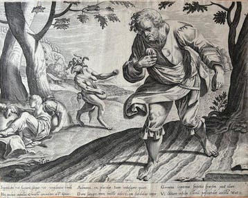 B.W. Dolendo, naar, I. Nicolai, Visscher (XVII) - Gelijkenis, Antiek en Kunst