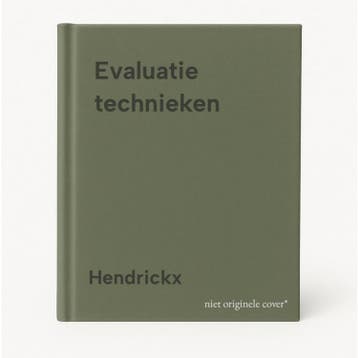 Evaluatie technieken 9789065650313 Hendrickx, Verzenden, Gelezen, Hendrickx