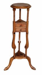 Bijzettafel - Hout - PIËDESTAL, Antiek en Kunst
