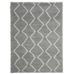Vloerkleed hoogpolig - grijs - 200x300 cm - berber stijl -, Maison & Meubles, Ameublement | Tapis & Moquettes, Verzenden
