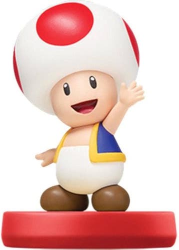 Amiibo Toad - Super Mario Series (Nintendo Wii U), Games en Spelcomputers, Ophalen of Verzenden, Zo goed als nieuw
