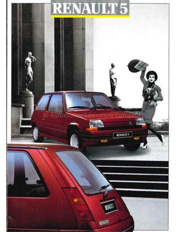 1988 RENAULT 5 BROCHURE DUITS