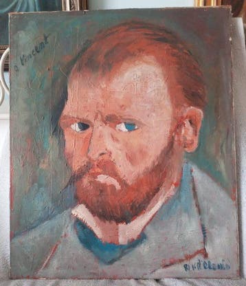 Scuola italiana (XX), Da Van Gogh - Autoritratto di Vincent