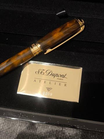 S.T. Dupont, Stylo bille St Dupont line D bp large atelier, Nieuw
