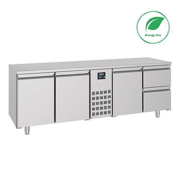700 Koelwerkbank 3 Deuren en 2 Laden Monoblock, Verzenden