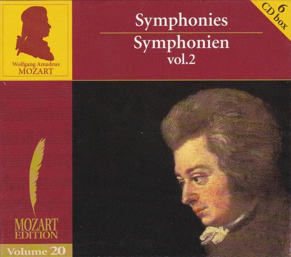 Wolfgang Amadeus Mozart - Symphonies = Symphonien Vol. 2, CD & DVD, CD | Pop, Envoi