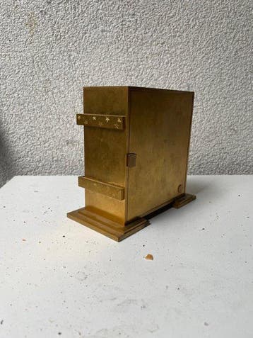 Tafelklok, Bureauklok - Vintage Messing, Metaal - 1970-1980,