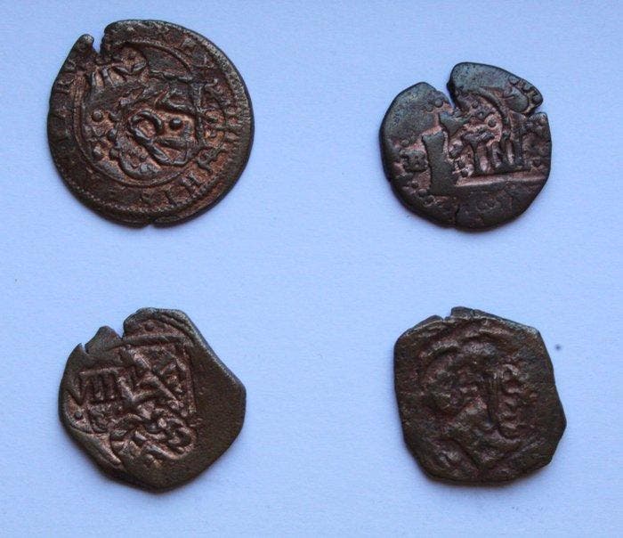 Spanje. Felipe IV. 8 Maravedís (Zonder minimumprijs), Postzegels en Munten, Munten | Europa | Niet-Euromunten