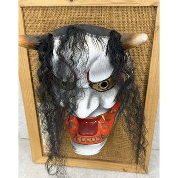 Hannya-masker door Kozan - Hout - Kozan - Japan - Eind 20e