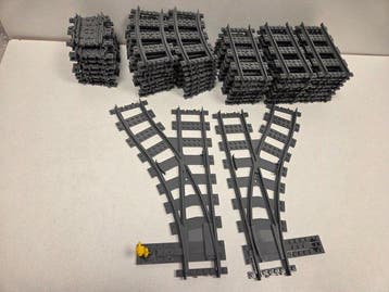 Lego Pièces - Train - Partij rails in soorten, Enfants & Bébés