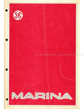1976 MORRIS MARINA WERKPLAATSHANDBOEK NEDERLANDS, Auto diversen, Handleidingen en Instructieboekjes