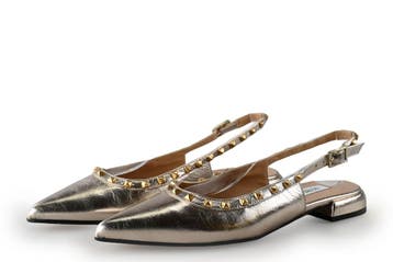Notre-V Slingbacks in maat 38 Goud, Kleding | Dames, Notre-V, Overige kleuren, Verzenden, Zo goed als nieuw