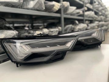 AUDI A6 C8 MATRIX KOPLAMP R L 4K0941035 4K0941036, Auto-onderdelen, Verzenden, Gebruikt, Audi