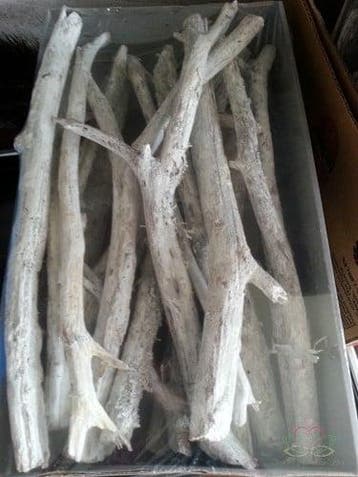 Skinny Wood takken Frosted doos ca. 1,5 kg