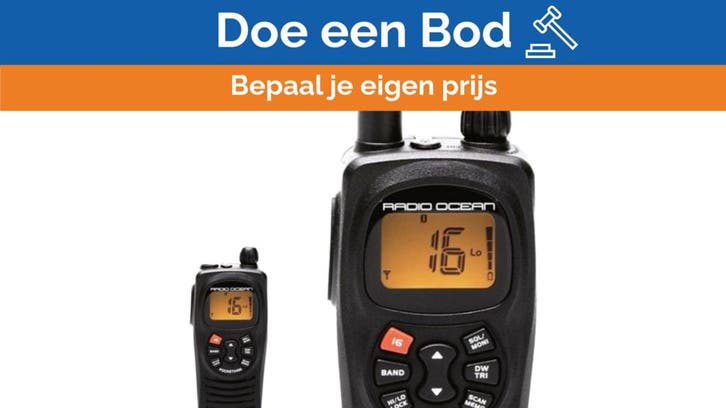 Bieden: Radio Ocean Pocket 2400 Portable VHF, Watersport en Boten, Navigatiemiddelen en Scheepselektronica, Ophalen of Verzenden